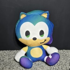 SEGA Sonic The Hedgehog Gradient Big Head Plush 7" Stuffed Animal Limited